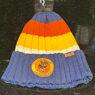 Stinson Mellor Lacrosse Co  Navy, Orange, Yellow & White with Deer Circle Logo Hat by Spacecraft