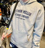 Athletic Grey Stinson Mellor Lacrosse Company Hooded Sweatshirt by Maverik