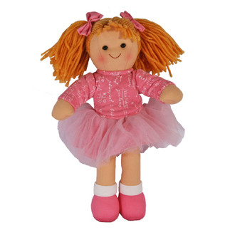 Hopscotch Doll Emmy - Pink top and ballerina skirt.