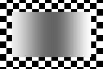 Black and White Mirror 60 x 90cm