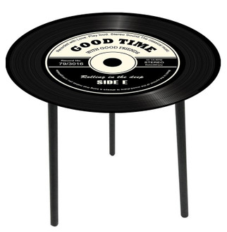 Record Table White 40cm