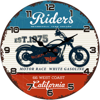Riders Clock 38cm
