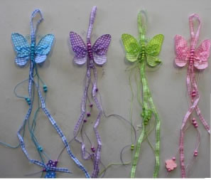 Fabric B/Fly Hanger - 4 Ast