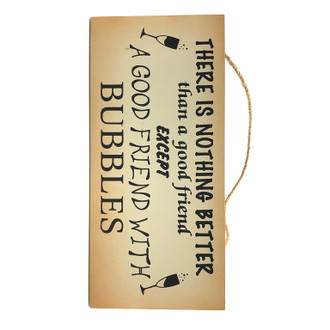 Friend Bubbles Sign 25x12cm