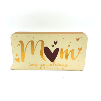 W/B Mum Love 20x10cm