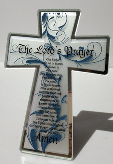  Cross Lords Prayer 13x18cm 