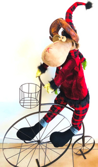 Deer Rudi on Bike 125cm