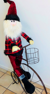 Santa on Bike 125cm