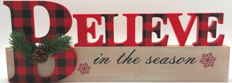 Believe Sign 44cm