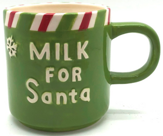 Mug milk for Santa Green 