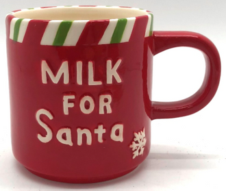 Mug milk for Santa Red 