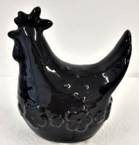 Rooster 9.5 x 11cm Black