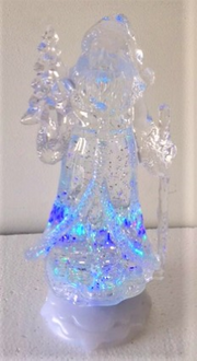 Santa Water Lightup 26cm