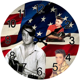 Clock Elvis 30cm