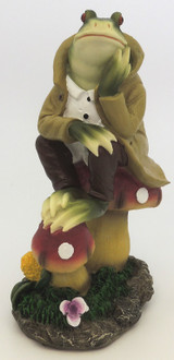 Frog Sitting 17cm