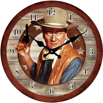 Clock John Wayne 17cm