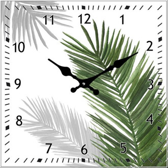 Palm Clock 15cm