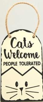 Cats Welcome 9x15cm