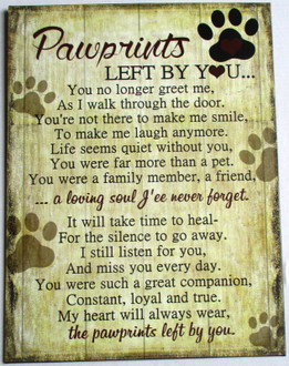 PL Pawprints 25x33cm