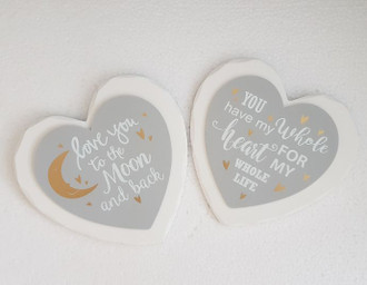 Heart Love Hanger 2 asst 16 cm