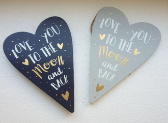 Hearts love 2 asst 20 x 14 cm