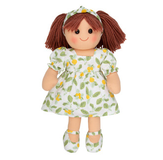 Lucy - lemon pattern dress - 35cm doll