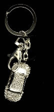  Key Ring Diamante Car - Boxed