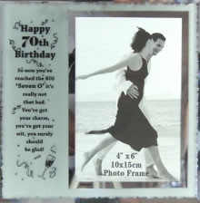70th Birthday Frame & Verse