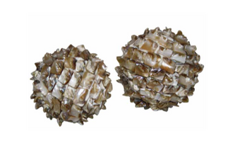 These come in 2 sizes and match beautifully with our Perlos (Mother of Pearl ) Vases DV9040 and DS10676