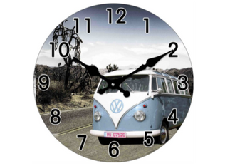 Combi Clock Blue 38cm