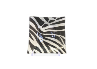 Zebra Plate 15cm Sq