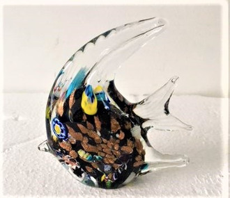 Copper Glass Fish 12cm