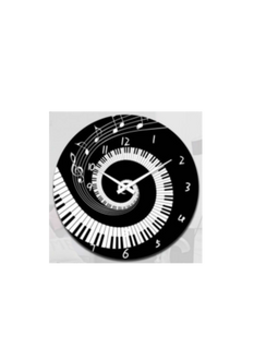 Piano Notes Clock 17cm
