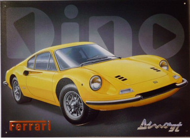 Photo of FERRARI  DINO SIGN HAS RICH COLORS AND VERY NICE DETAILS