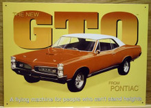 Photo of 1967 PONTIAC GTO, GREAT COLORS AND DETAIL MAKE THIS A GREAT SIGN FOR ANY GTO COLLECTOR