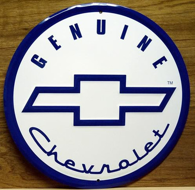 GENUINE CHEVROLET SIGN