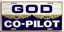 GOD IS MY COPILOT LICENSE PLATE