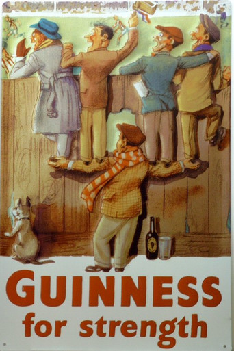 GUINNESS FOR STRENGTH BEER SIGN ANOTHER HUMOUROUS GUINNESS AD
