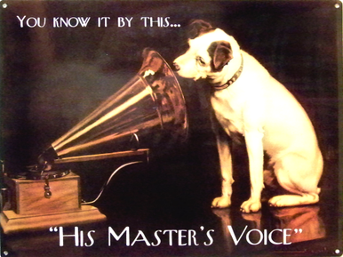 HIS MASTERS VOICE, RCA SIGN