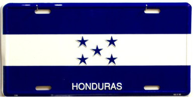 HONDURAS LICENSE PLATE