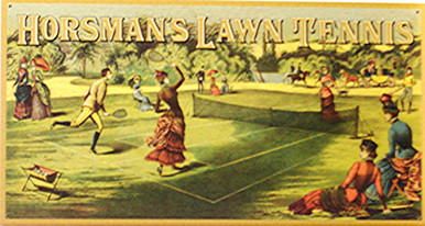 HORSMAN'S LAWN TENNIS SIGN