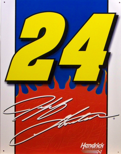 JEFF GORDON #24 SIGN NASCAR
