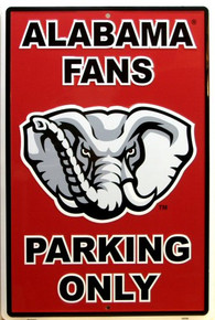 Photo of ALABAMA FANS EMBOSSED COLLEGE SIGN