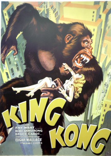 KING KONG MOVIE POSTER SIGN