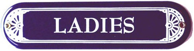 LADIES PORCELAIN SIGN