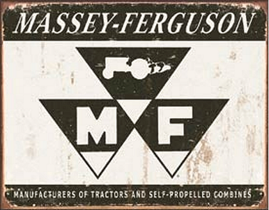 MASSEY FERGUSON LOGO TRACTOR SIGN