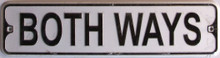 SMALL METAL STREET SIGN MEASURES 12" X 3"  WITH HOLES FOR EASY MOUNTING