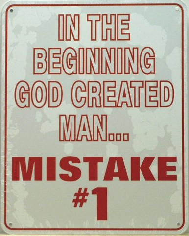 MISTAKE # 1 SIGN