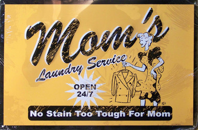 MOM'S LAUNDRY SIGN