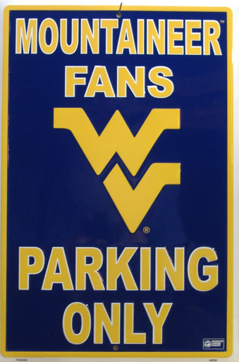 MOUNTAINEER FANS COLLEGE SIGN